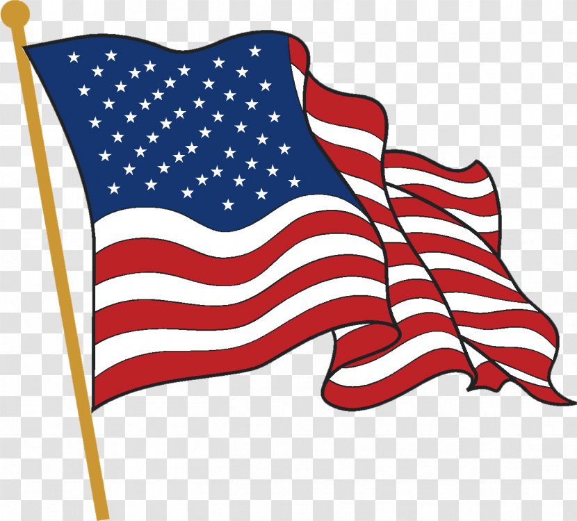 Flag Of The United States Clip Art - Usa Transparent PNG