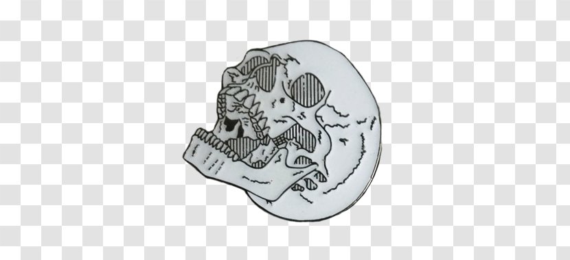 Skull Skeleton Calavera Lapel Pin - Watercolor Transparent PNG