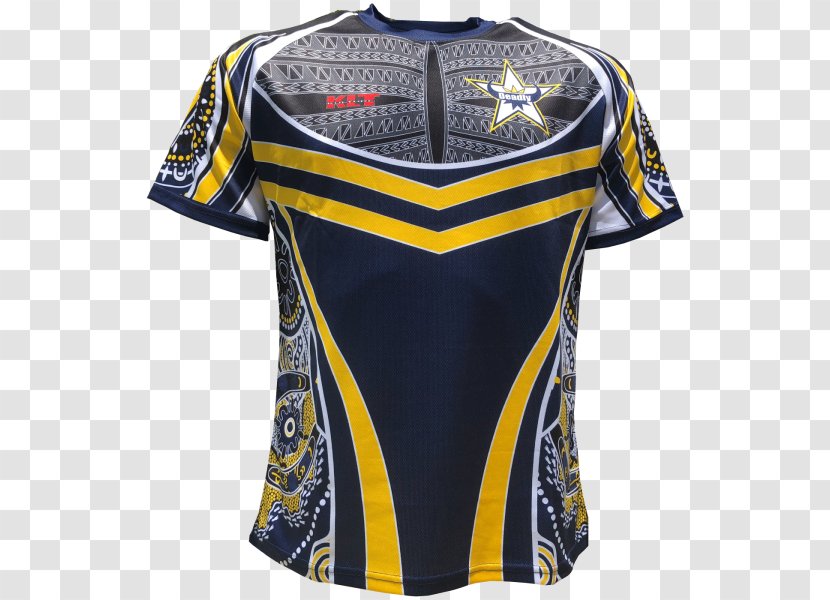 T-shirt Sleeve Uniform Sports - Yellow - Aboriginal Fabric Transparent PNG