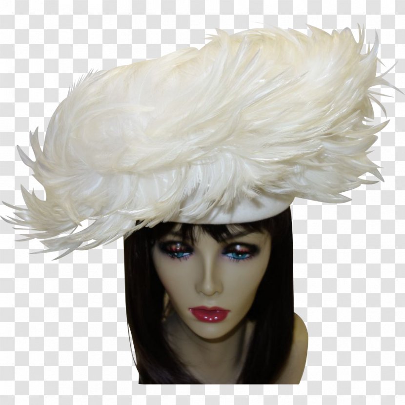 Hat Feather Vintage Clothing White Fashion - Red Transparent PNG