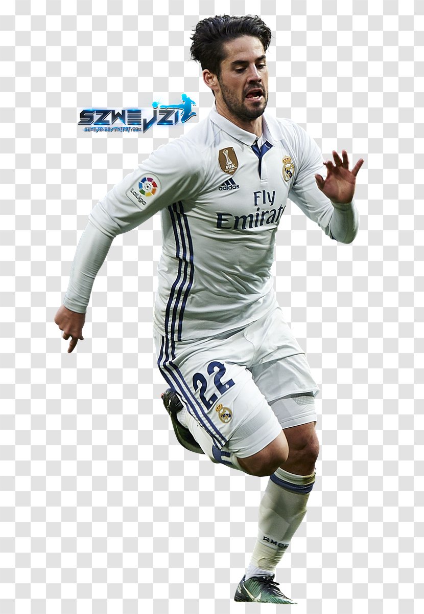 Isco Team Sport Football Player - Deviantart - Sports Uniform Transparent PNG