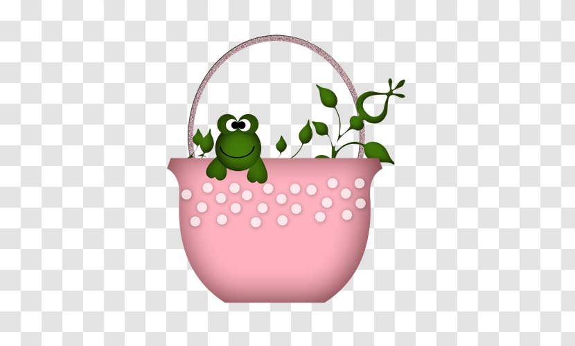 Drawing Clip Art - Pink - Basket Frog Transparent PNG