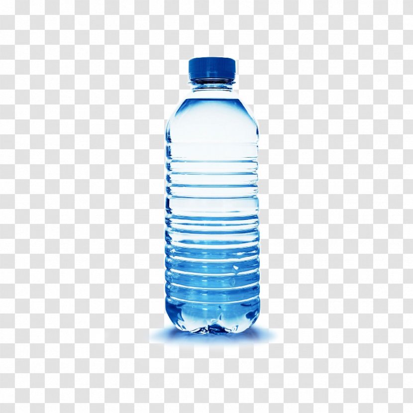 Water Bottles Bottled Clip Art - Plastic Bottle - Mineral Label Transparent PNG