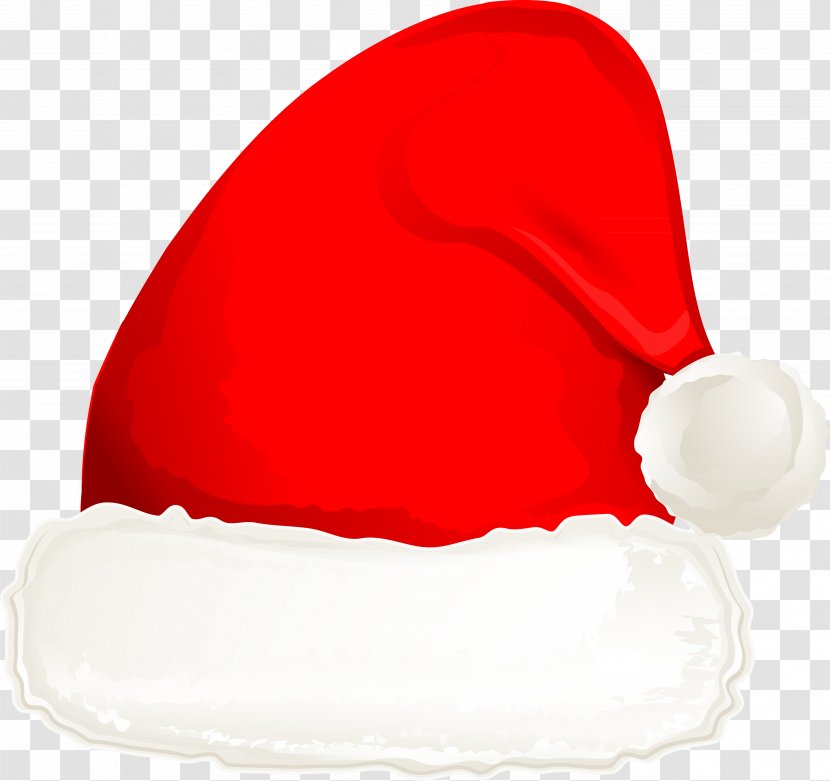 Santa Claus Christmas Cap Hat Bonnet - De - Beanie Transparent PNG