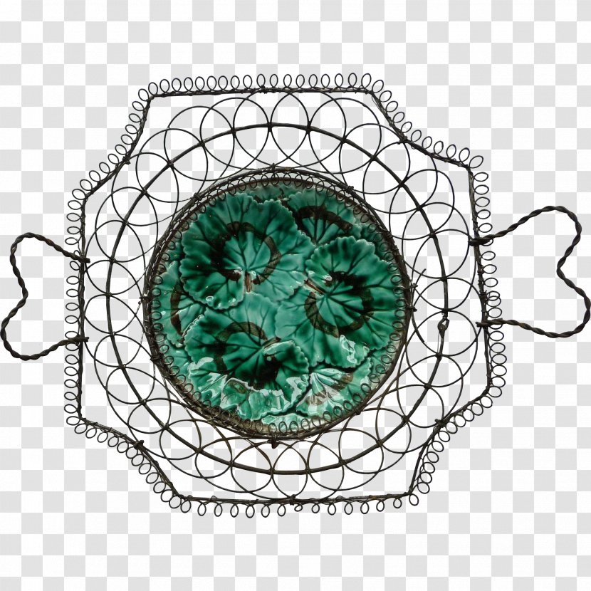 Body Jewellery Teal Circle Basket - Wire - Geranium Transparent PNG