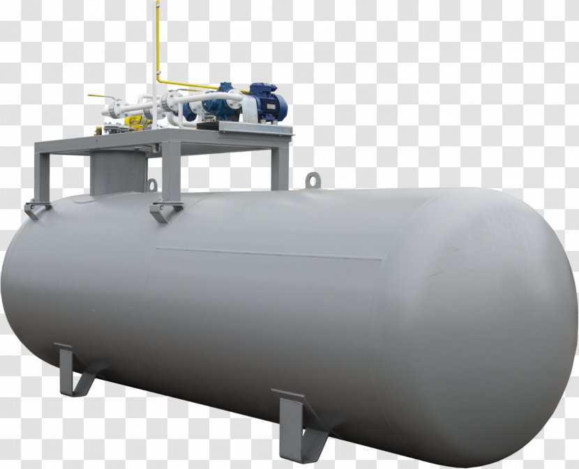 Liquefied Petroleum Gas Storage Tank Rezerwuar Agzs - Propane Transparent PNG