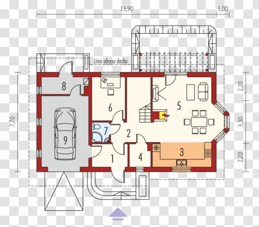 Floor Plan House Basement Project Storey - Building Transparent PNG