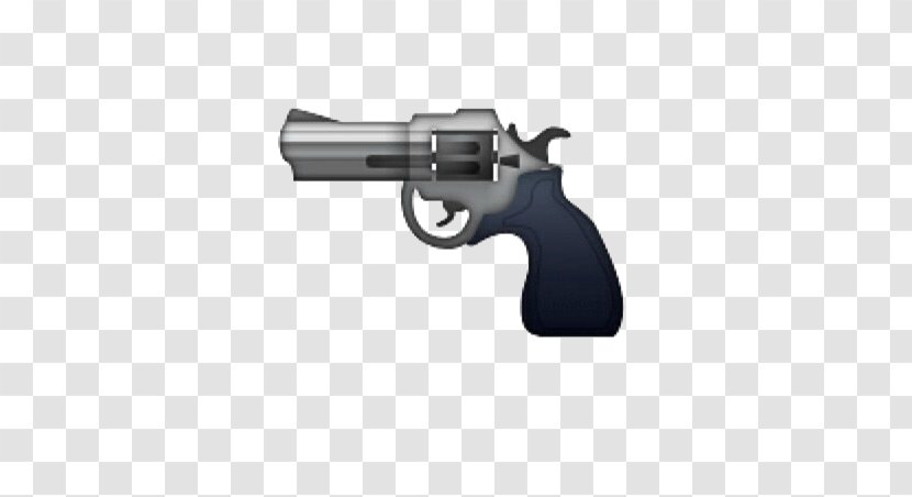 Emoji IOS 10 Water Gun Pistol - Weapon Transparent PNG