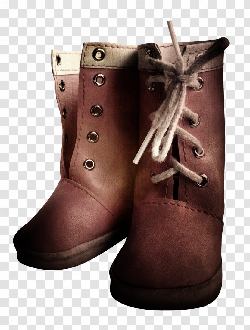 Snow Boot Shoe Footwear Purple - Brown - Beautiful Boots Transparent PNG