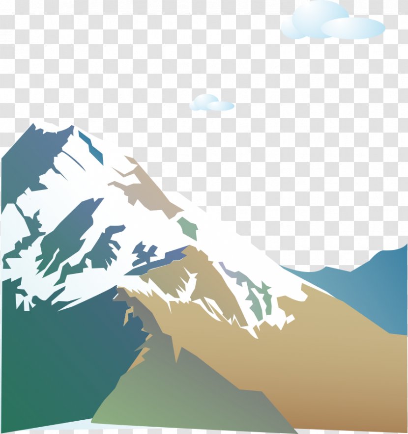 Theatrical Scenery Euclidean Vector Landscape - Hand Colored Clouds Iceberg Transparent PNG