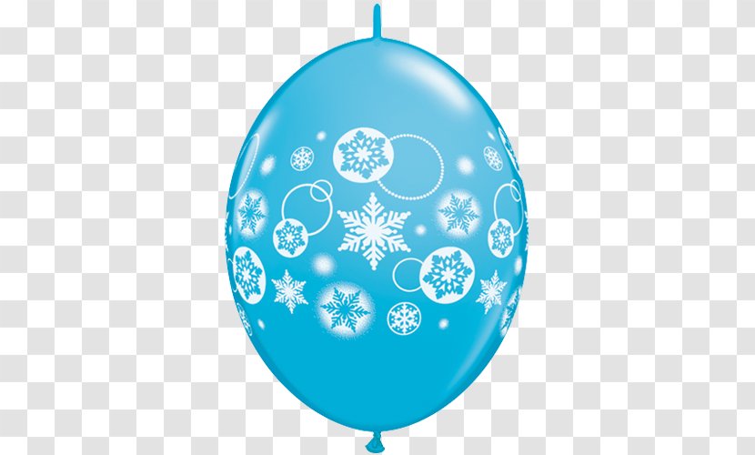 Balloon Christmas Party Latex Natural Rubber - Aqua Transparent PNG