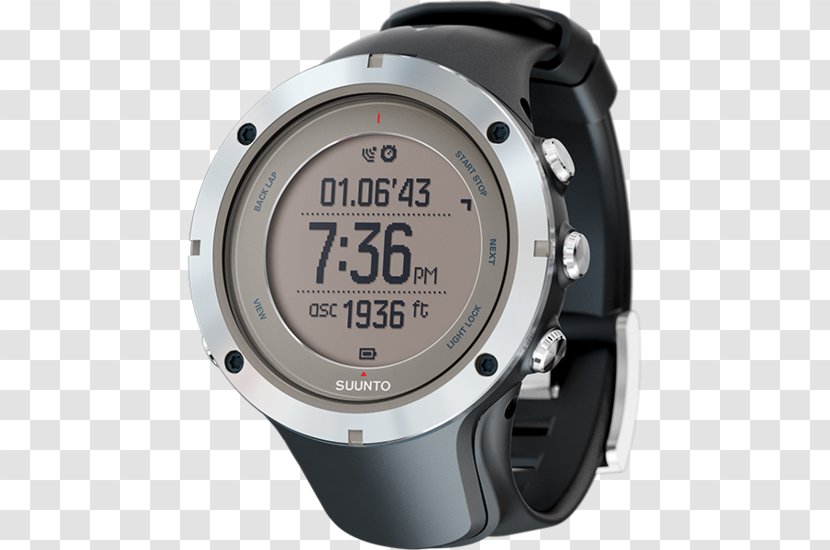 Suunto Ambit3 Peak Oy Heart Rate Monitor GPS Watch Transparent PNG