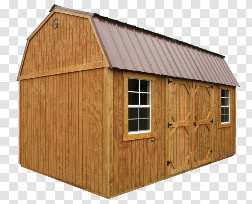 Shed House Barn Building Materials - Log Cabin Transparent PNG