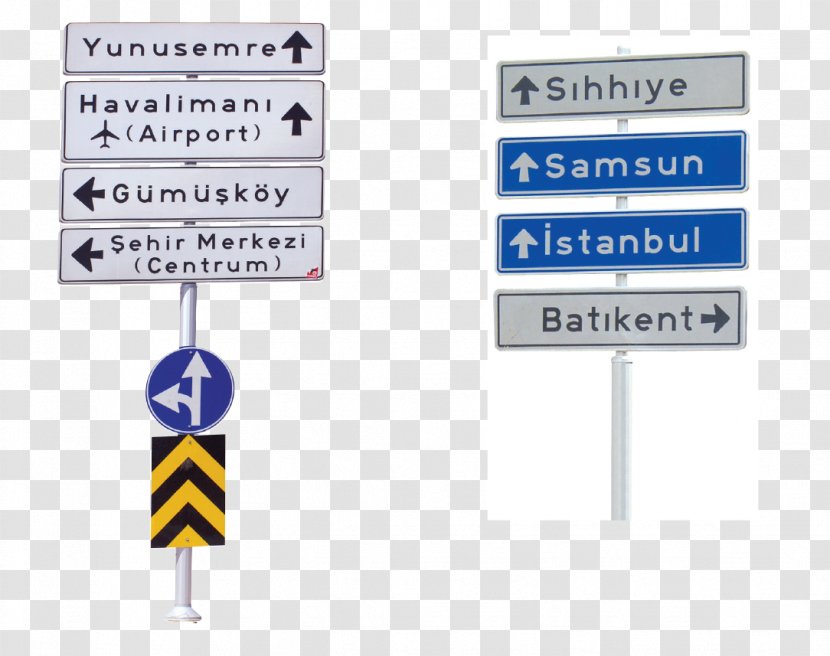 Traffic Sign Levha Street Name Road - Intersection Transparent PNG