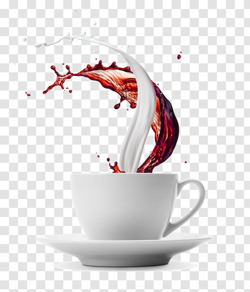 Coffee Milk Tea Cafe Drink - Food - Drinks Transparent PNG