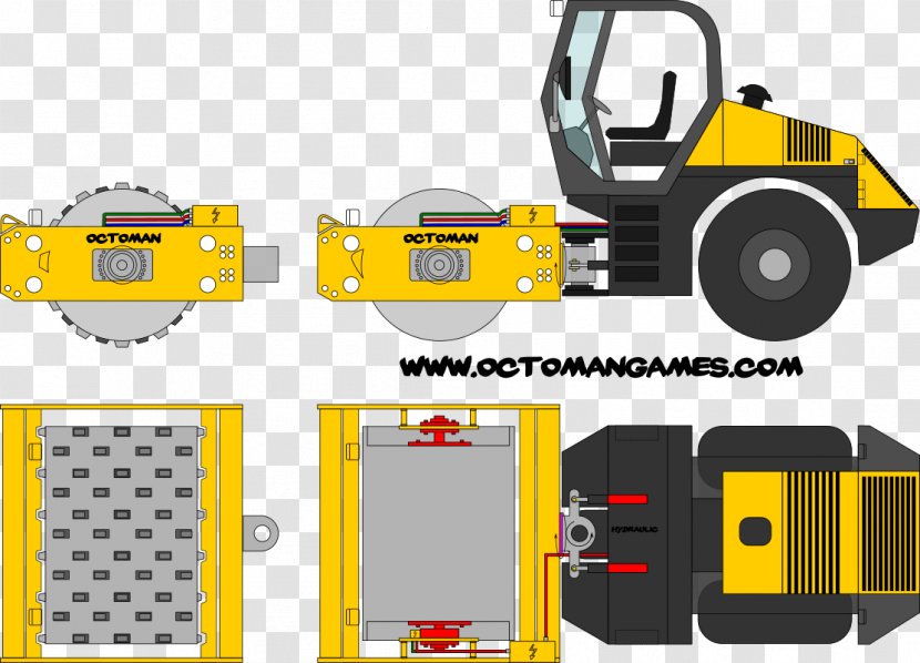 Road Roller Heavy Machinery Architectural Engineering AB Volvo - 2016 Transparent PNG