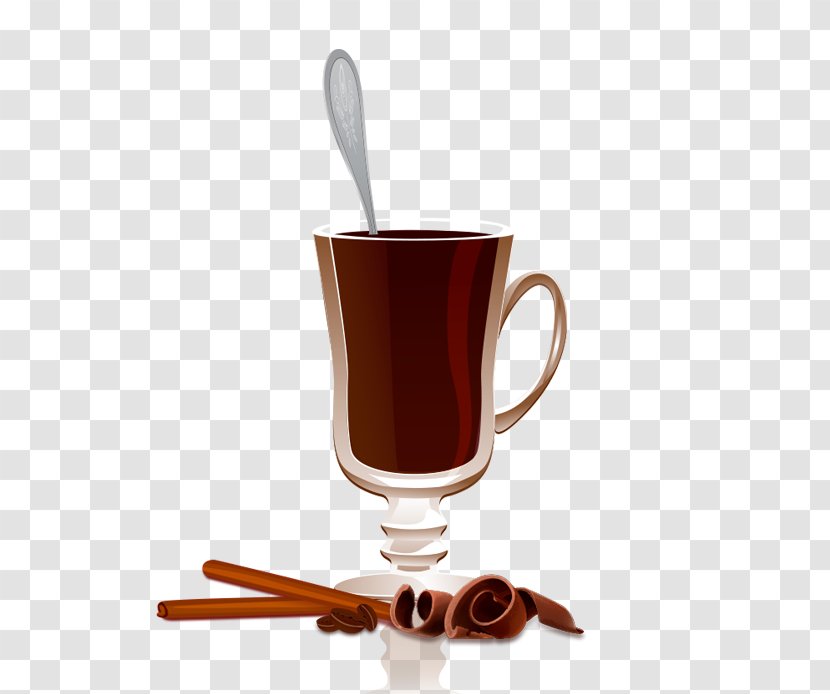Hot Chocolate Mulled Wine Coffee Cream - Cocoa Solids Transparent PNG