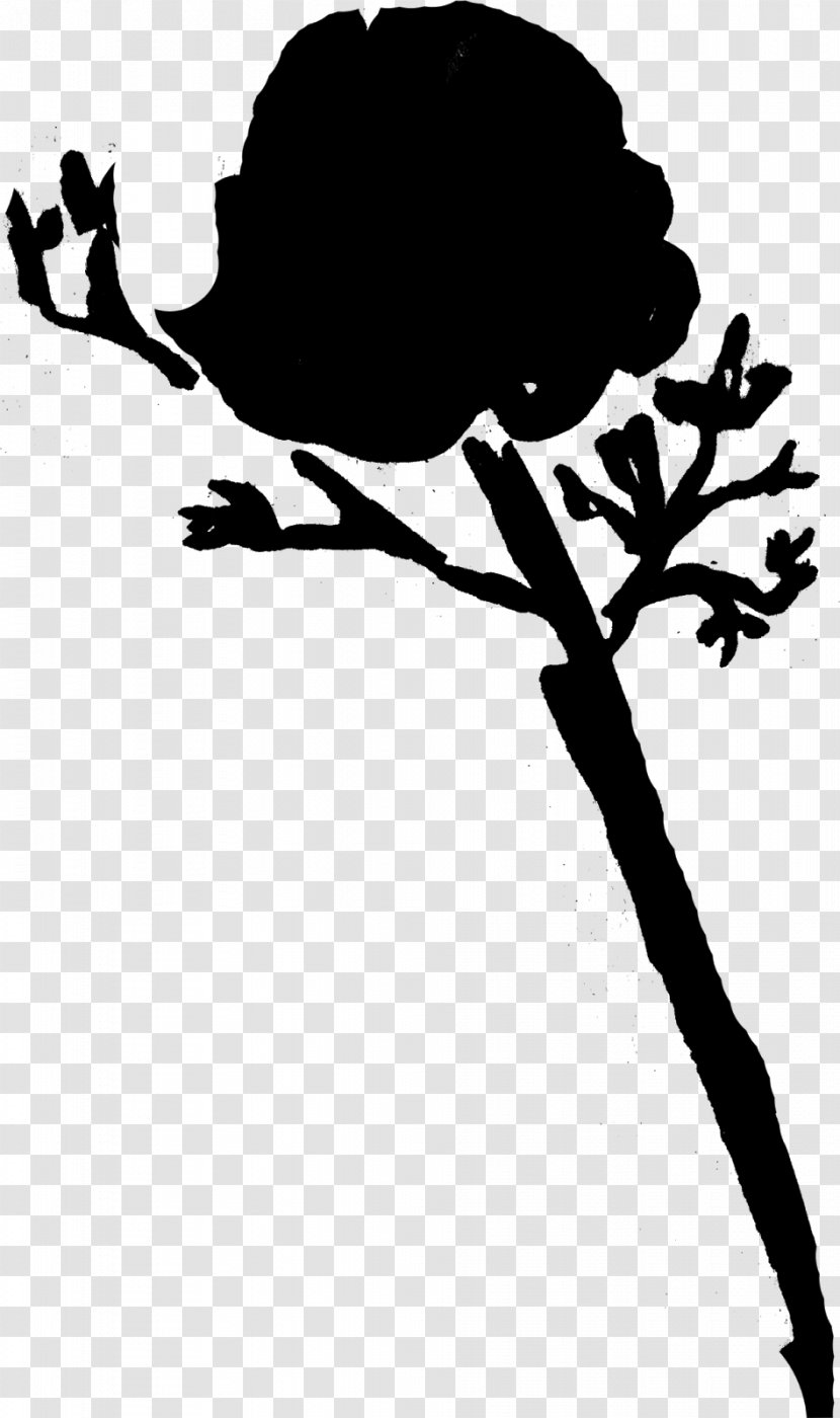 Clip Art Visual Arts Silhouette Flower - Branch - Plant Stem Transparent PNG