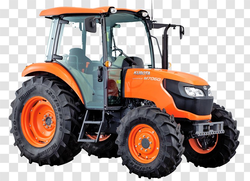 Tractor Kubota Corporation Agriculture Agricultural Machinery John Deere - Tire Transparent PNG