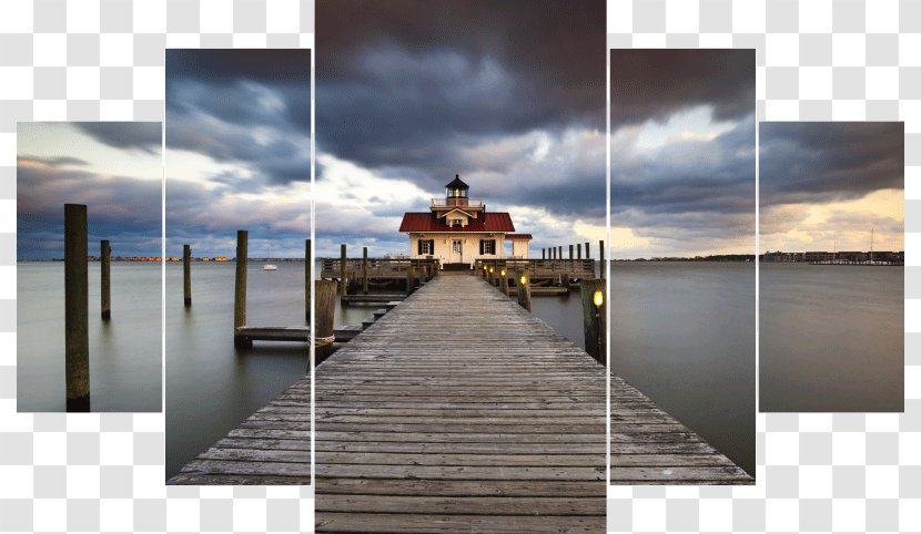 Manteo Outer Banks Roanoke Island Marshes Lighthouse - Design Transparent PNG