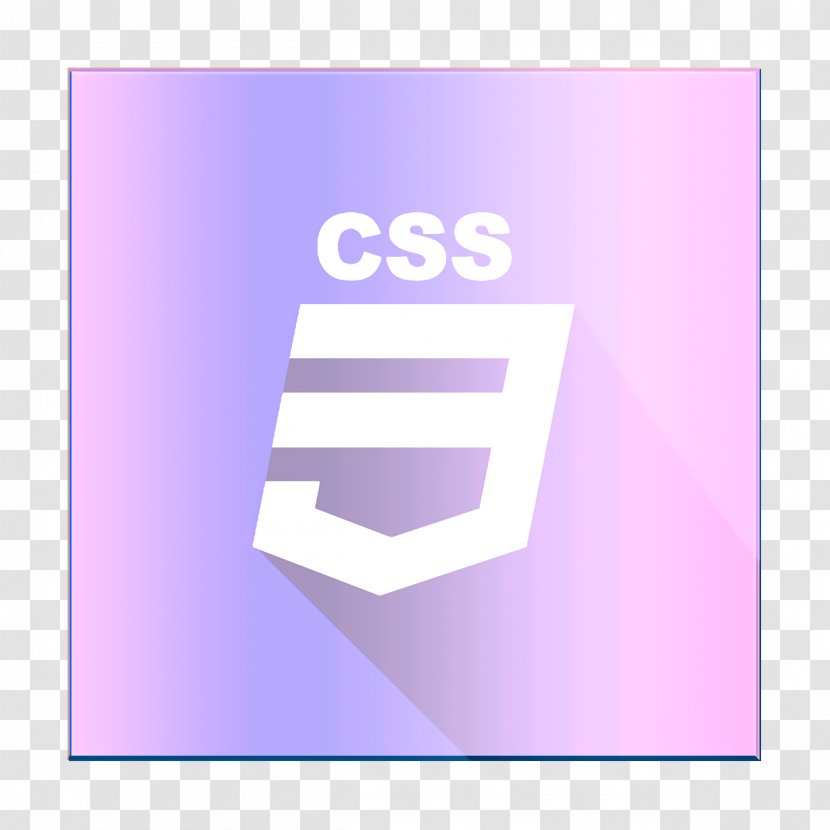 Css Icon Front-end Long Shadow - Pink - Material Property Magenta Transparent PNG