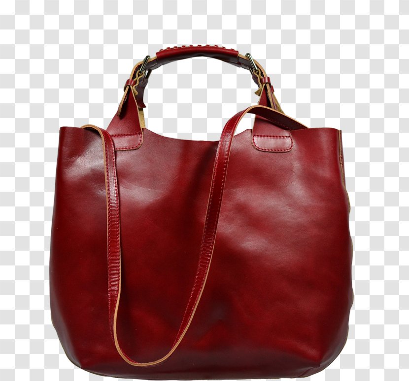 Hobo Bag Handbag Leather Red Tote - Novak Transparent PNG