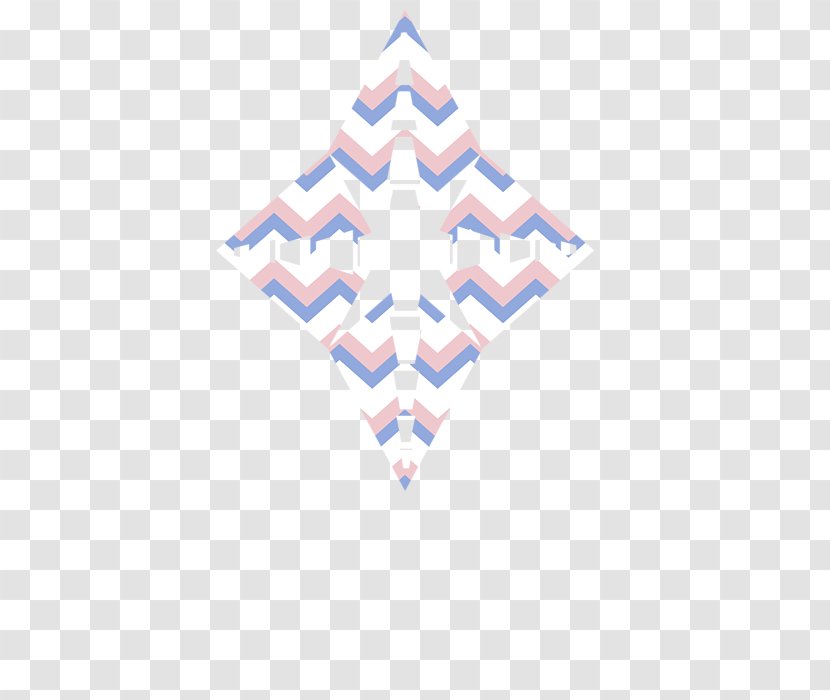Symmetry Line Pattern - Blue Transparent PNG