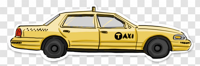 Taxi Car Vehicle Registration Plate Automotive Design - Hand-painted Taxis Transparent PNG