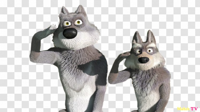 Masha Gray Wolf Character Animated Film Transparent PNG