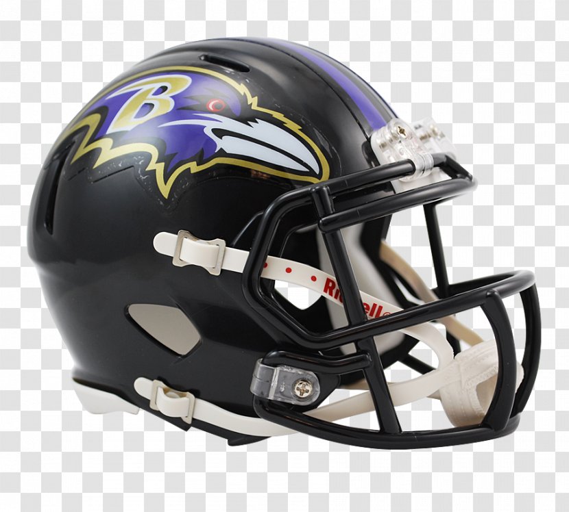 Baltimore Ravens NFL American Football Helmets Riddell - Headgear Transparent PNG