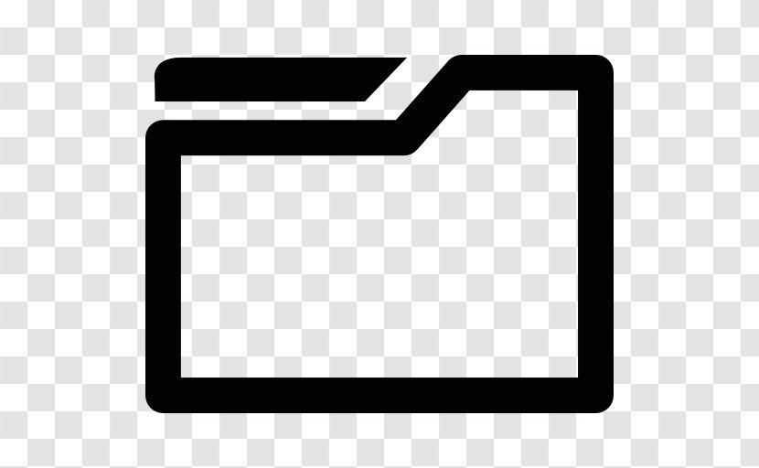 Rectangle Black Symbol - Directory - Text Transparent PNG