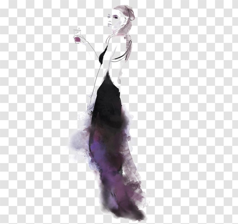 Fashion Illustration Watercolor Painting Illustrator - Tree - Abstract Pattern Transparent PNG