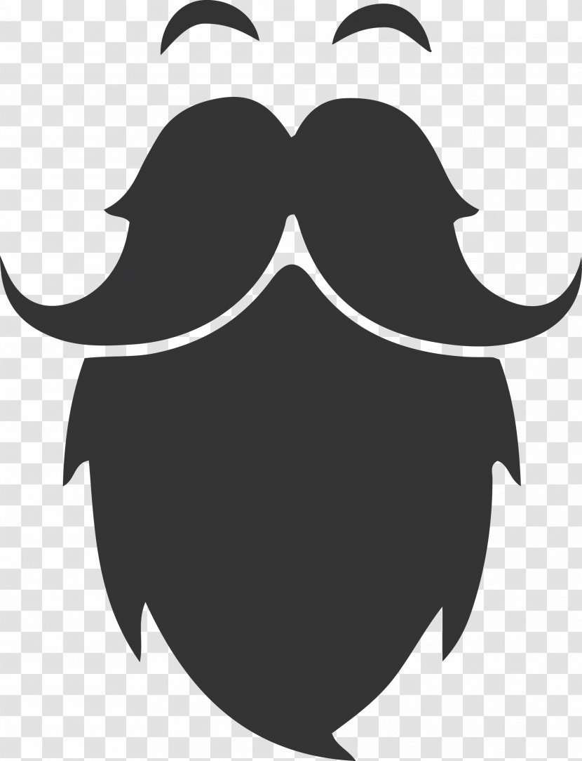 Laughing Beards Moustache Brand - Google Logo - Beard And Transparent PNG