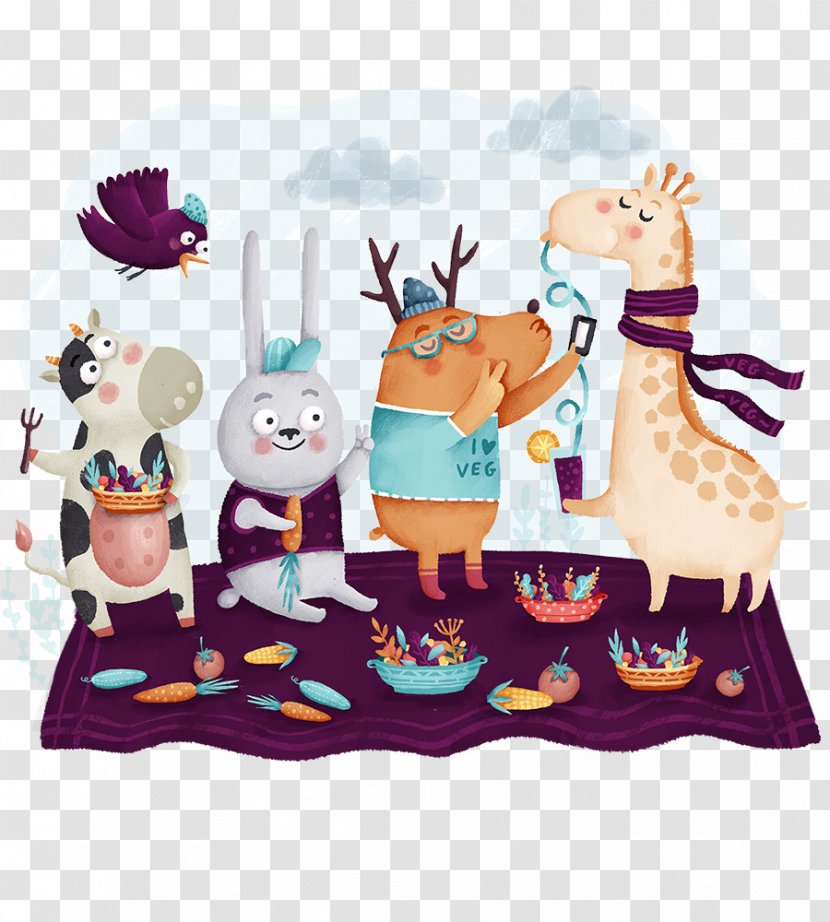 Reindeer Cartoon - Chef Bakery Transparent PNG