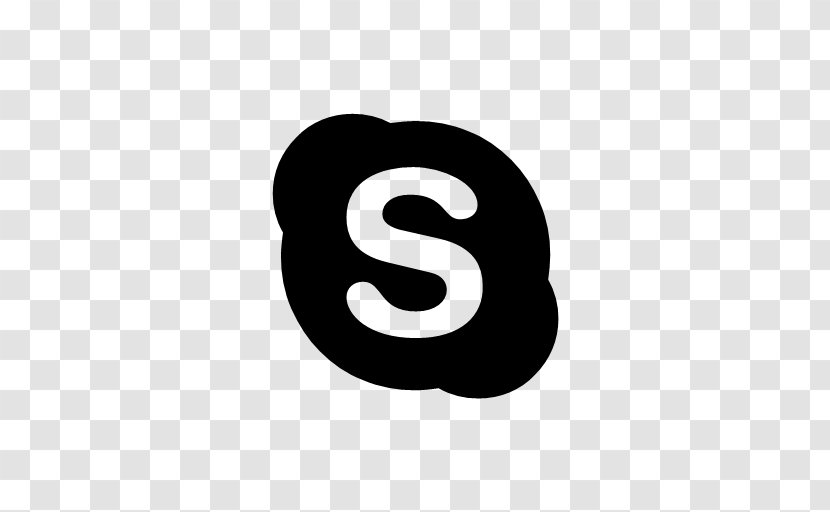 Circle Background - Skype - Blackandwhite Number Transparent PNG