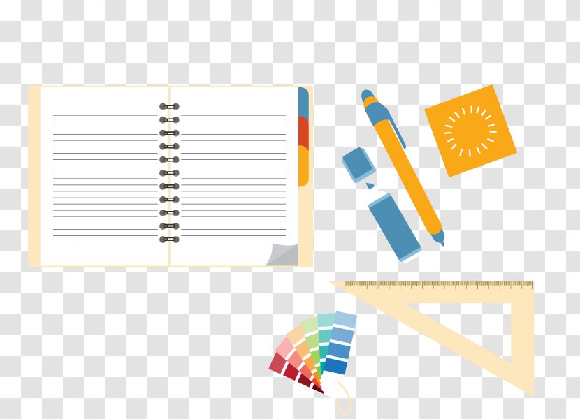 Laptop Paper Computer File - Yellow - Vector Notebook Transparent PNG