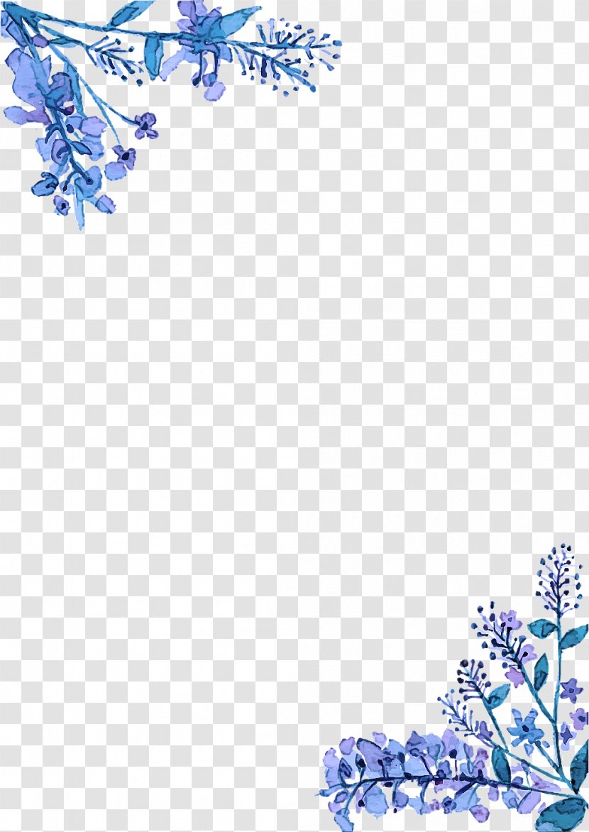 Flower Lilac Plant Clip Art Flowering - Delphinium Wildflower Transparent PNG