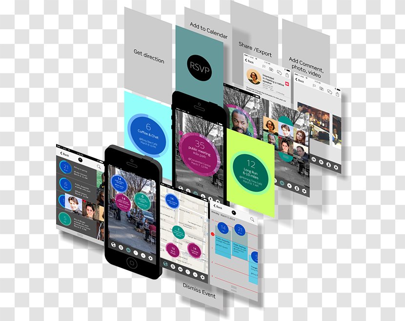 User Interface Design Multimedia - Electronics - Mobile Phone Transparent PNG