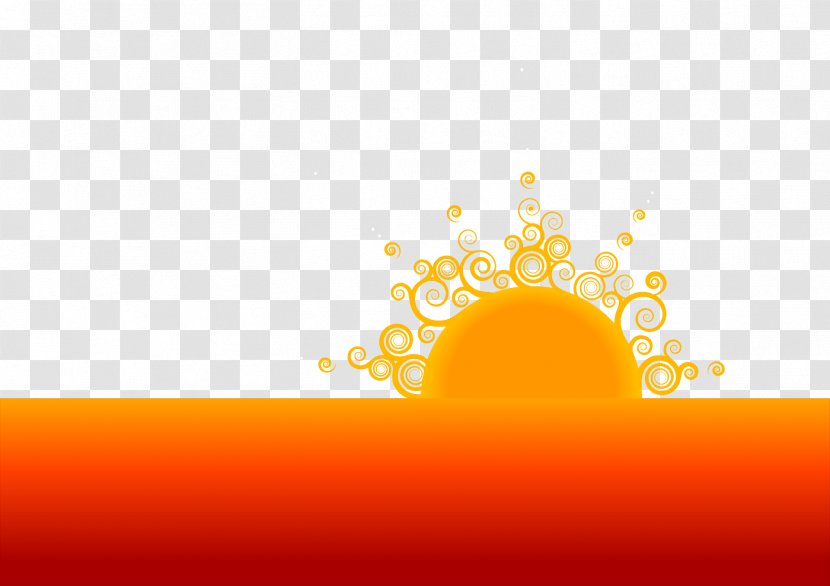 Desktop Wallpaper Orange - Yellow - Sol Transparent PNG