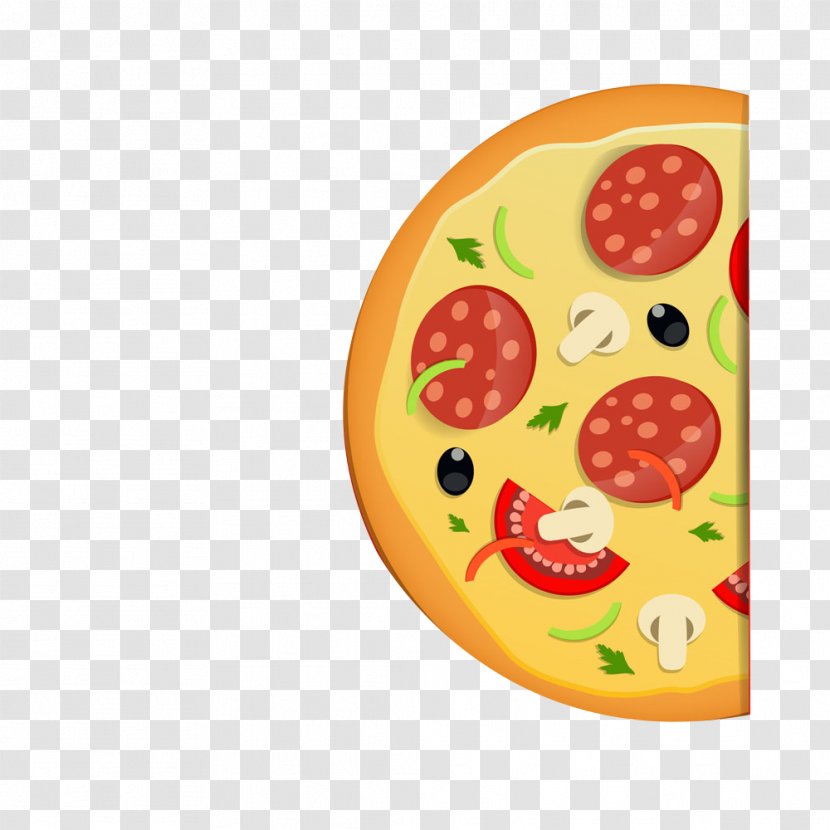Pizza Italian Cuisine Menu Template - Half Transparent PNG