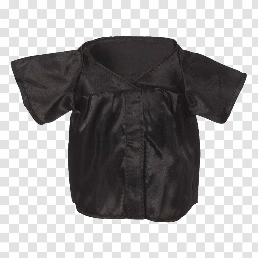 Sleeve Blouse Jacket Neck Black M - Graduation Gown Transparent PNG