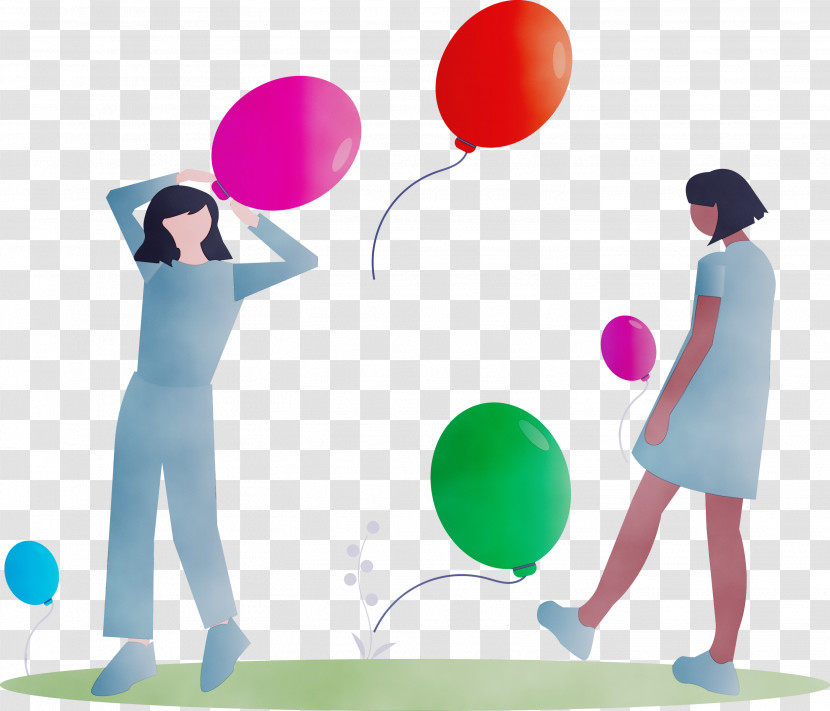 Balloon Interaction Conversation Gesture Party Supply Transparent PNG
