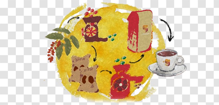 Coffee Cup Product Fruit - Food - Cafe Postcard Transparent PNG