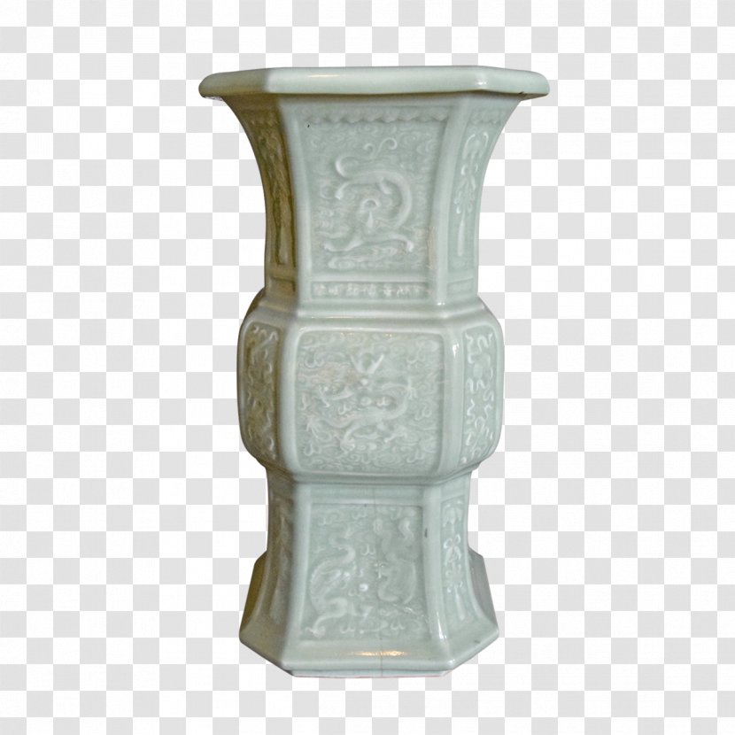 Ceramic Stone Carving Vase Artifact Furniture Transparent PNG
