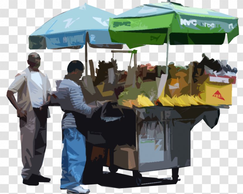 Street Food Architectural Rendering - Vendor Transparent PNG