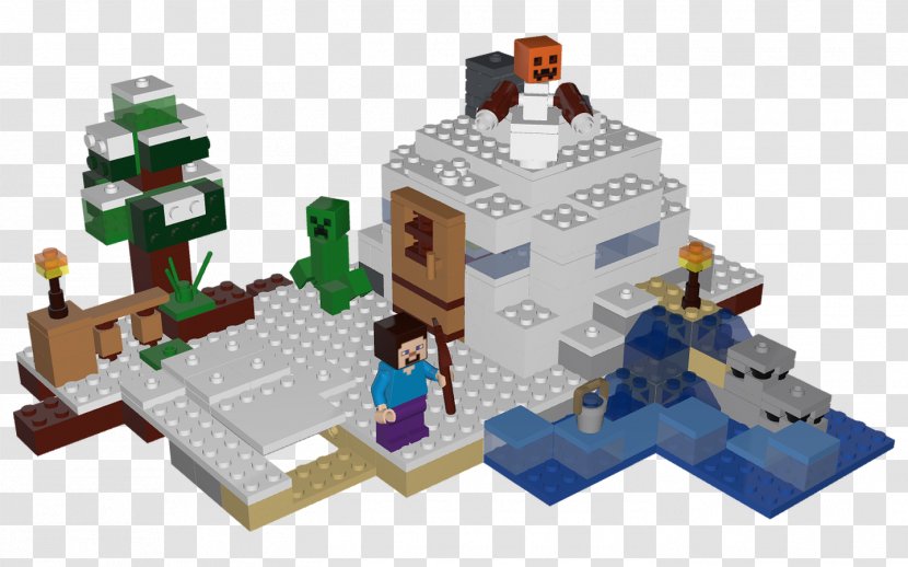 LEGO 21120 Minecraft The Snow Hideout Toy Block - Play Transparent PNG