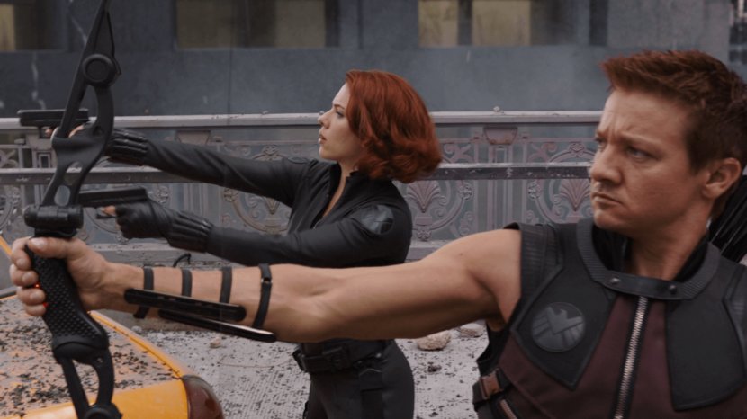 Jeremy Renner Clint Barton Black Widow Thor Iron Man - Scarlett Johansson - Hawkeye Transparent PNG
