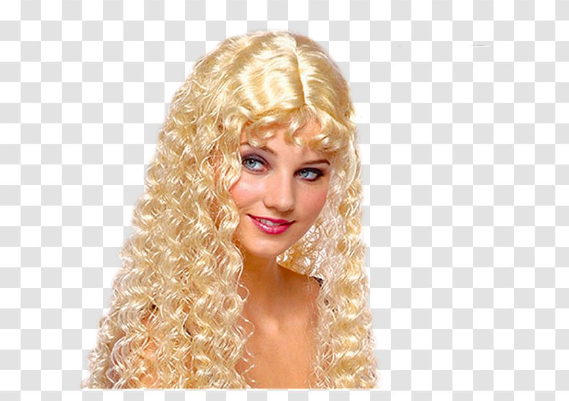 Blond Lace Wig Fashion Hair Transparent PNG