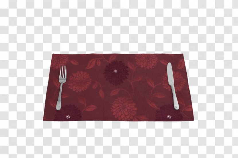 Place Mats Rectangle Maroon Brown - Tablecloth Transparent PNG