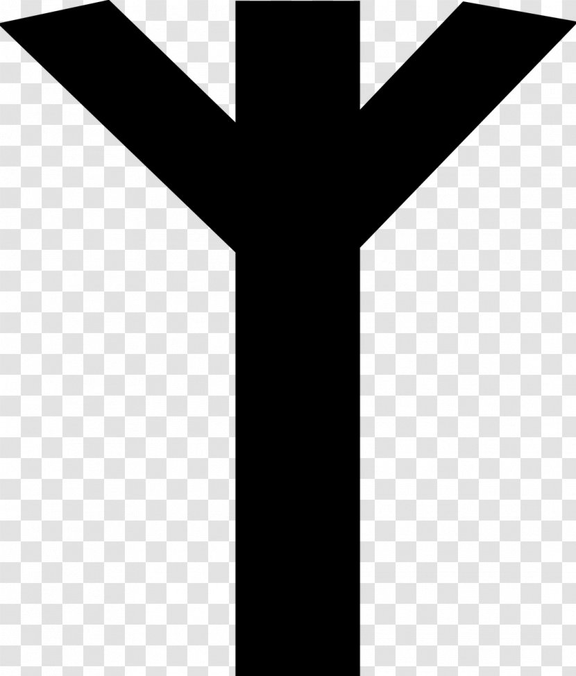 Old Turkic Alphabet Clip Art - Cross - L-shaped Transparent PNG